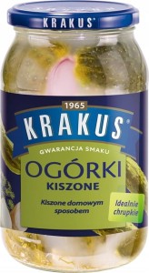 Krakus Ogórki Kiszone 860g
