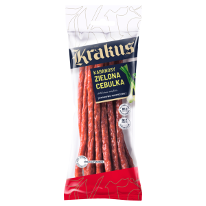   Krakus Kabanosy drobiowo-wieprzowe zielona cebulka 95 g
