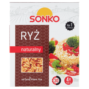 Sonko Ryż naturalny 400 g (4 x 100 g)