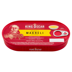 King Oscar Filety z makreli w oleju 160 g