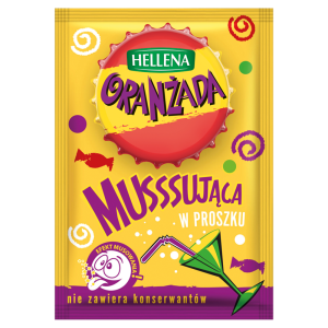 Hellena Oranżada musssująca w proszku żółta lub czerwona - wybór losowy 18 g
