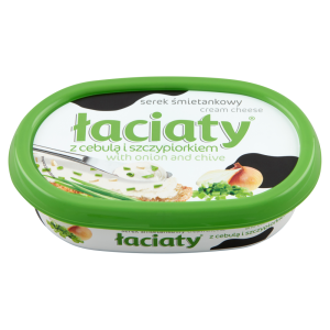   Łaciaty Serek śmietankowy z cebulą i szczypiorkiem 135 g