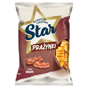 Star Prażynki Przekąski pszenne o smaku bekonu 130 g
