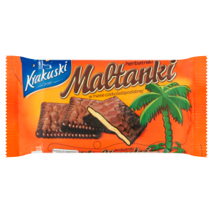 Krakuski Maltanki Herbatniki w masie czekoladopodobnej 80 g