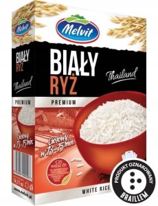 Melvit Premium Ryż biały 4x100g Premium