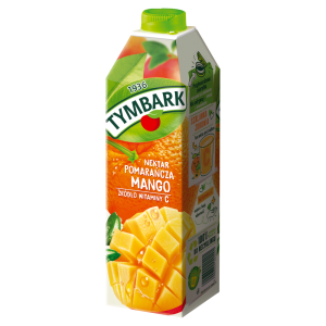 Tymbark Nektar pomarańcza mango 1 l Karton