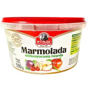 Rybak Marmolada wieloowocowa twarda 550 g