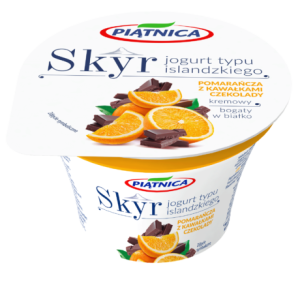 Skyr Piątnica pomarańcza z kawałkami czekolady