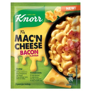 Knorr Fix mac'n cheese o smaku bekonu 33 g