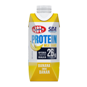   Super Body Active mleczny napój proteinowy o smaku bananowym 350g
