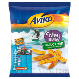 AVIKO WAVY BLENDS GARLIC&HERBS FALOWANE FRYTKI 600G