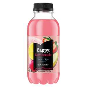 CAPPY LEMONADE ZERO CYTRYNY I TRUSKAWKI 0,4L