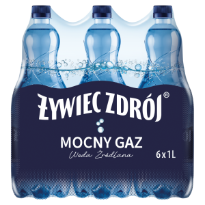 ZYWIEC ZDROJ MOCNY GAZ 6*1L