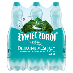 ZYWIEC ZDROJ DELIKATNIE MUSUJACY 6*1,5L