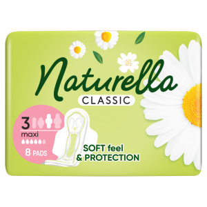 Naturella Classic Maxi Camomile Podpaski ze skrzydełkami x8