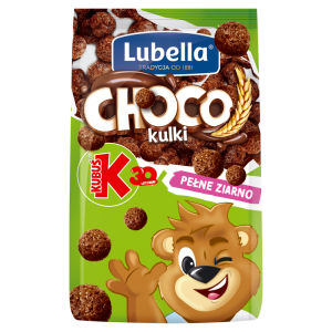 Lubella Mlekołaki Choco Kulki Zbożowe kulki o smaku czekoladowym 500 g