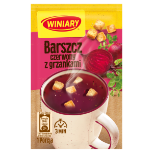 Winiary Zupa instant barszcz czerwony z grzankami 16 g