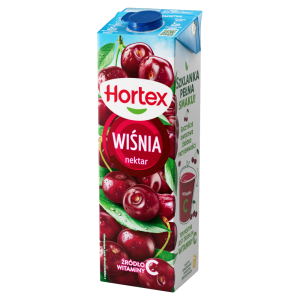 Hortex Nektar wiśnia 1 l Karton