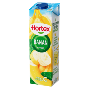 Hortex Nektar banan 1 l Karton