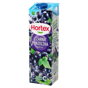 Hortex Nektar czarna porzeczka 1 l Karton
