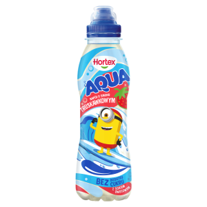 AQUA NAPOJ O SMAKU TRUSKAWKOWYM 0,4L HORTEX