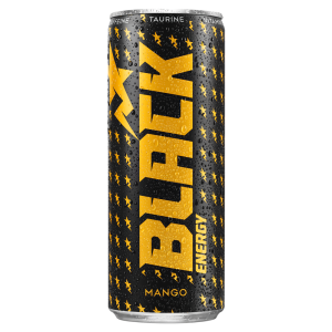 BLACK ENERGY MANGO 0,25L PUSZKA