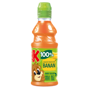 KUBUS 100% SOK JABLKO MARCHEW BANAN 300ML TYMBARK
