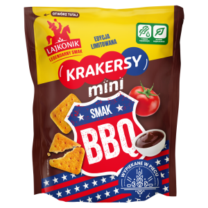 KRAKERSY MINI SMAK BBQ 100G LAJKONIK