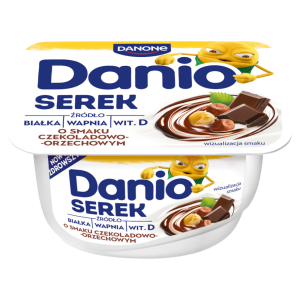   Danio Serek homogenizowany o smaku czekoladowo-orzechowym 130 g