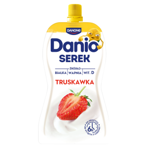   Danio Serek homogenizowany truskawkowy 120 g tubka