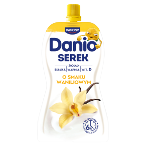   Danio Serek homogenizowany o smaku waniliowym 120 g tubka