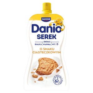   Danio Serek homogenizowany o smaku ciasteczkowym 120 g tubka