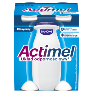   Danone Actimel Mleko fermentowane o smaku klasycznym 400 g (4 x 100 g)