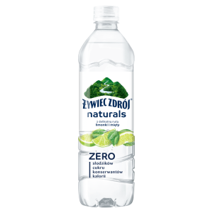 ZYWIEC ZDROJ NATURALS Z DELIKATNA NUTA LIMONKI I MIETY ZERO 0,5L