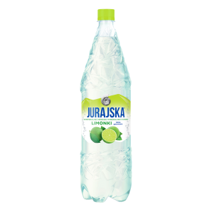JURAJSKA LEKKO GAZOWANA O SMAKU LIMONKI 1,5L