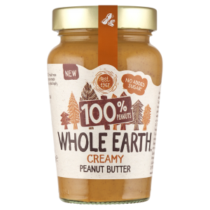 WHOLE EARTH CREAMY PEANUT BUTTER 340G FELIX