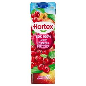 SOK 100% JABLKO,CZERWONA PORZECZKA 1L HORTEX