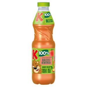 KUBUS 100% SOK JABLKO MARCHEW BRZOSKWINIA 0,85L