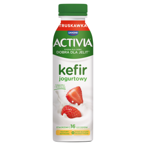 ACTIVIA DRINK KEFIR TRUSKAWKA 280G DANONE
