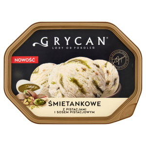 GRYCAN LODY SMIETANKOWE Z PISTACJA I SOSEM PISTACJOWYM 900ML