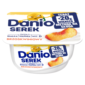 SEREK DANIO BRZOSKWINIOWY 150G DANONE