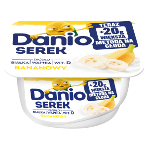 SEREK DANIO BANANOWY 150G DANONE