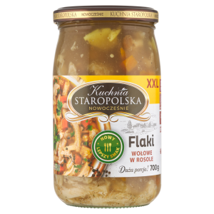 FLAKI KRÓLEWSKIE WOŁOWE W ROSOLE 700G KUCHNIA STAROPOLSKA
