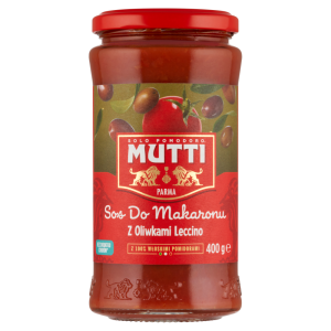 Mutti Sos pomidorowy z czarnymi oliwkami Leccino 400 g