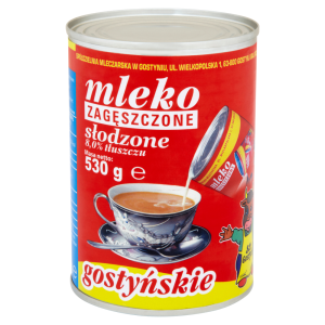   SM Gostyń Mleko gostyńskie zagęszczone słodzone 8,0% 530 g