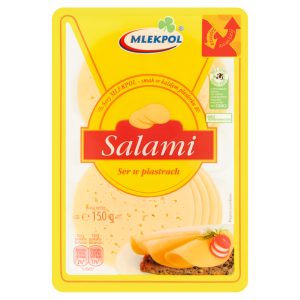   Mlekpol Ser Salami w plastrach 150 g