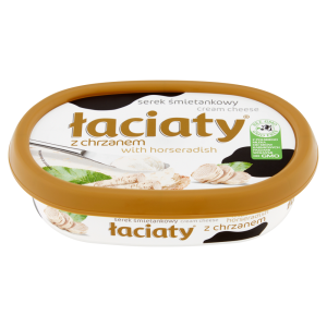   Łaciaty Serek śmietankowy z chrzanem 135 g