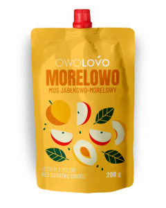 Owolovo Mus jabłkowo - morelowy  200 g