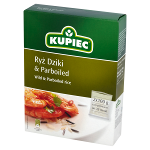 Kupiec Ryż dziki i parboiled 200 g (2 torebki)