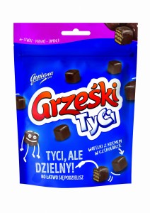 Grześki Tyci Wafelki z kremem w czekoladzie 120 g